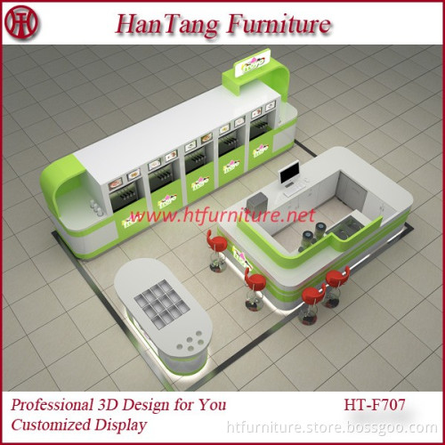 Bubble tea kiosk juice kiosk Train good body 2016